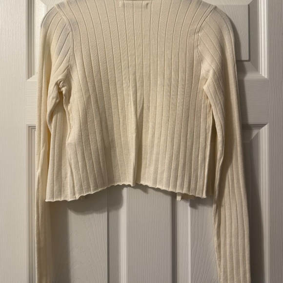 Abercrombie & Fitch Ribbed Knit Bralette and Cardigan Set - Picture 3 of 4